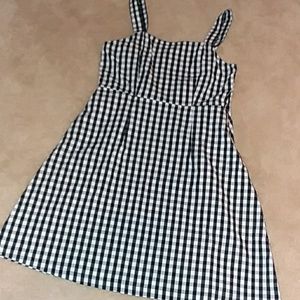 Gingham mini dress